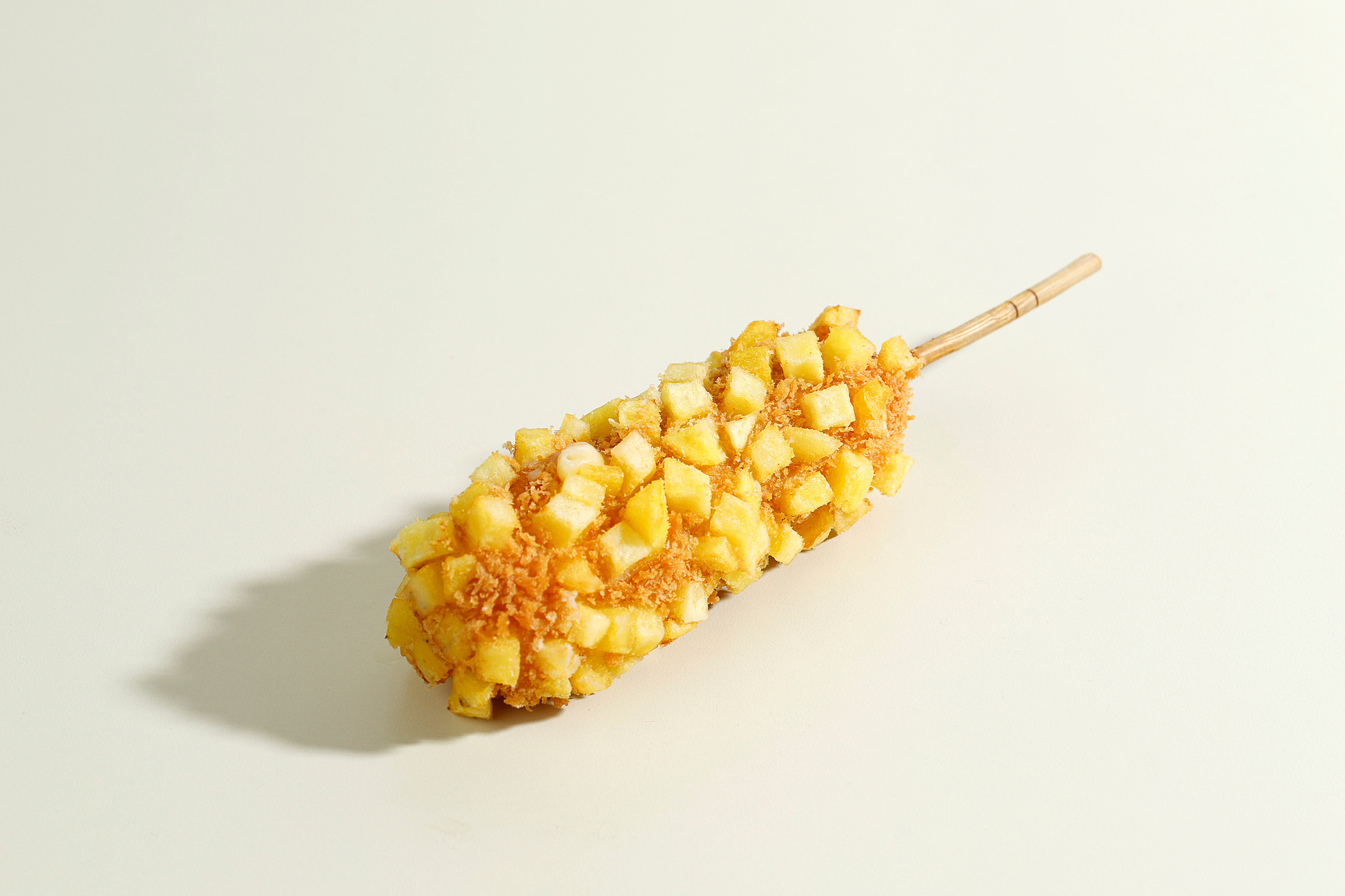 Delicious Crunchy Korean Style Chunky Potato Corn Dogs with Batt