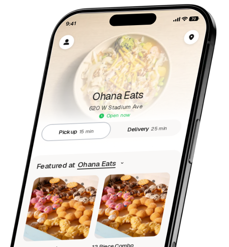 Ohana Eats app preview